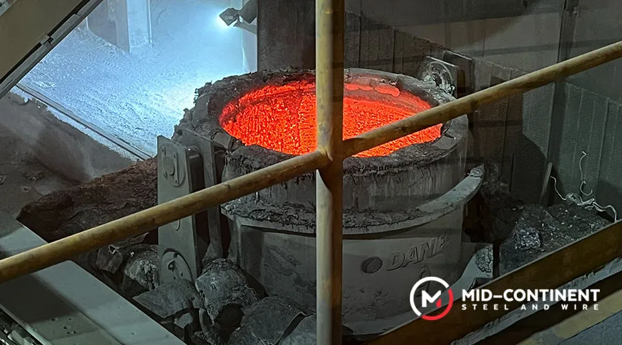 We manufacture products from scrap steel