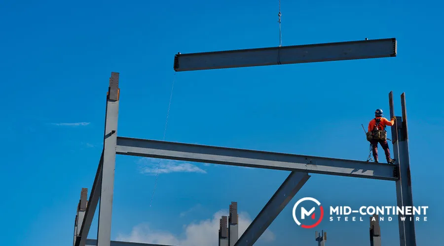 steel i beam for increased strength