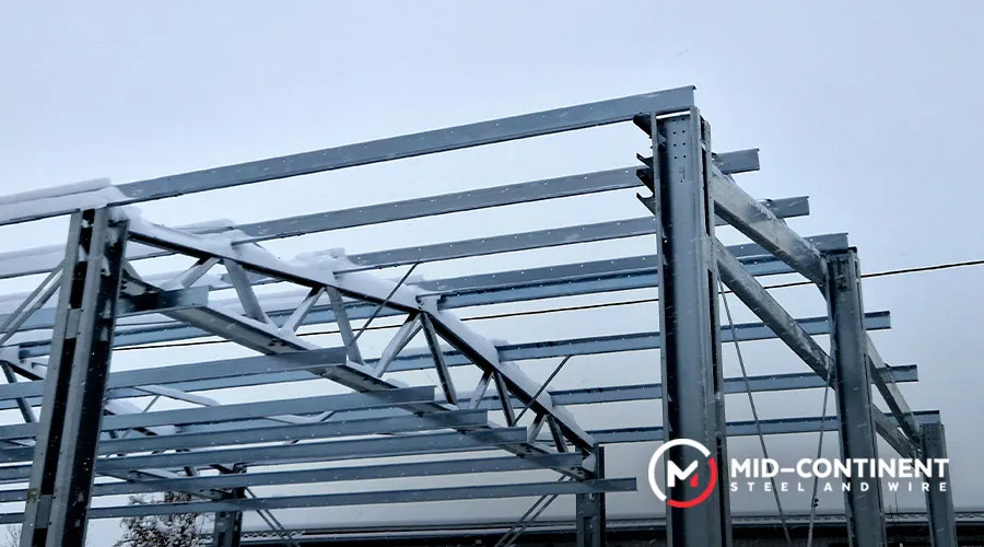 steel columns for construction projects